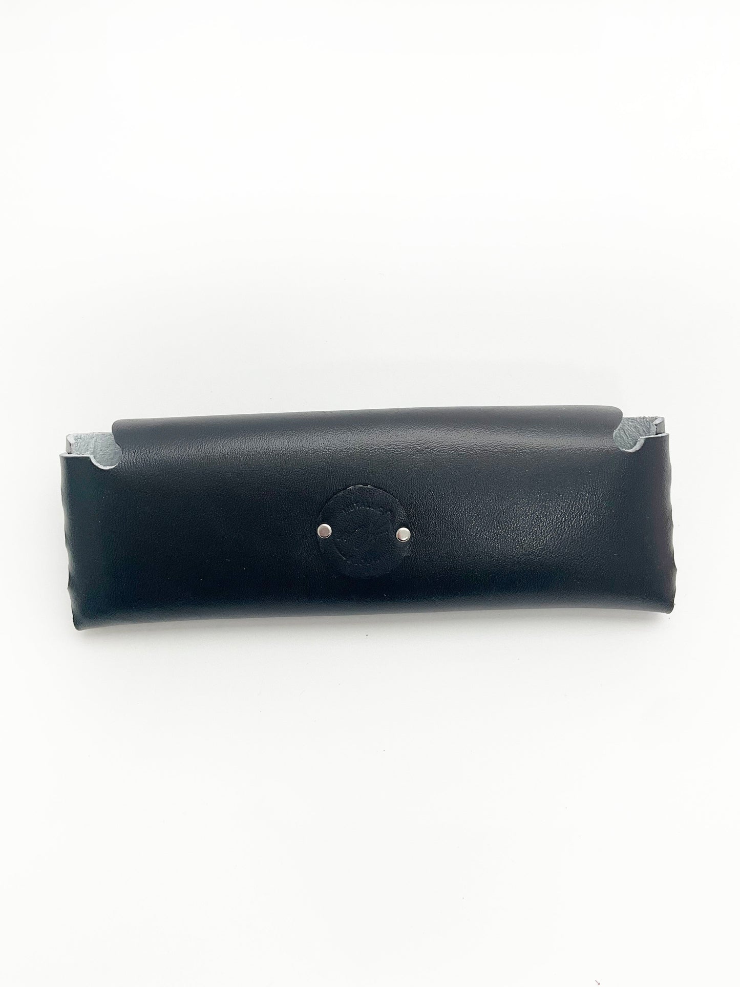 Aaliyah Leather Sunglass Holder: Rainbow Moonstone + Sterling Silver + Genuine Leather