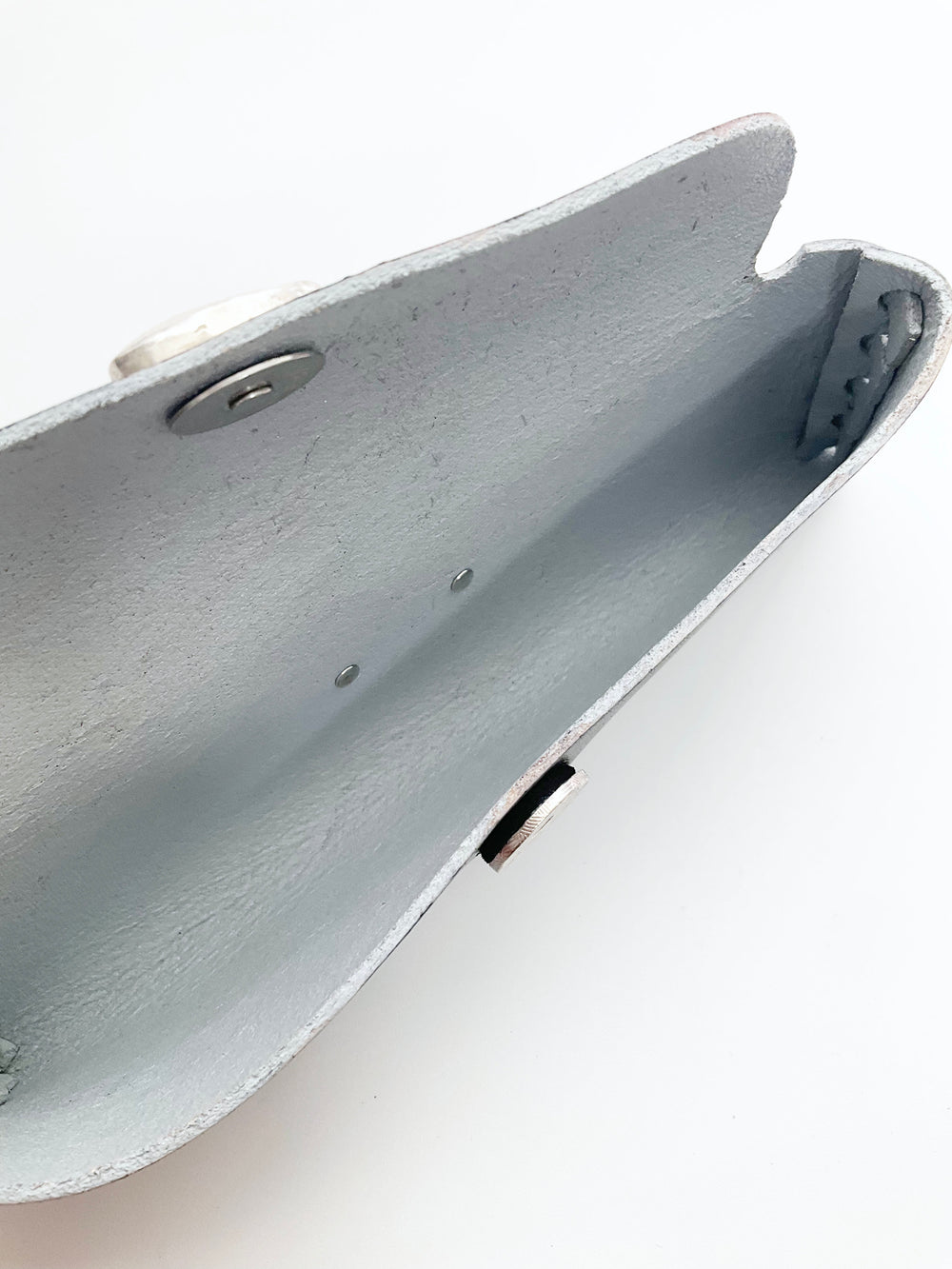 Aaliyah Leather Sunglass Holder: Rainbow Moonstone + Sterling Silver + Genuine Leather