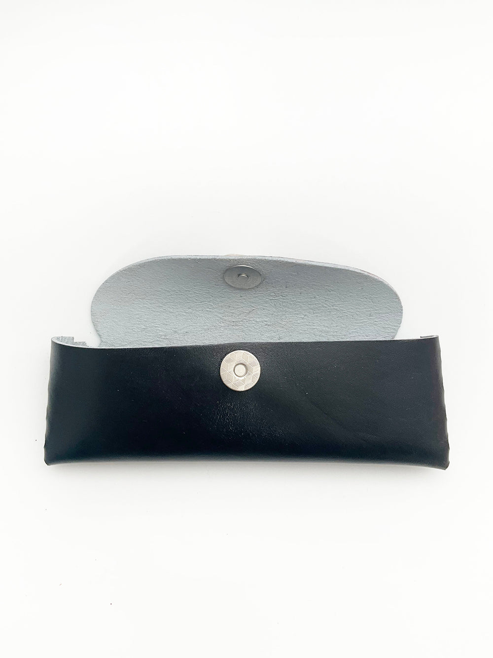 Aaliyah Leather Sunglass Holder: Rainbow Moonstone + Sterling Silver + Genuine Leather