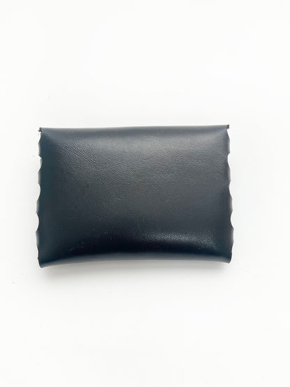 Alice Leather Wallet: Lapis Lazuli + Sterling Silver + Genuine Leather