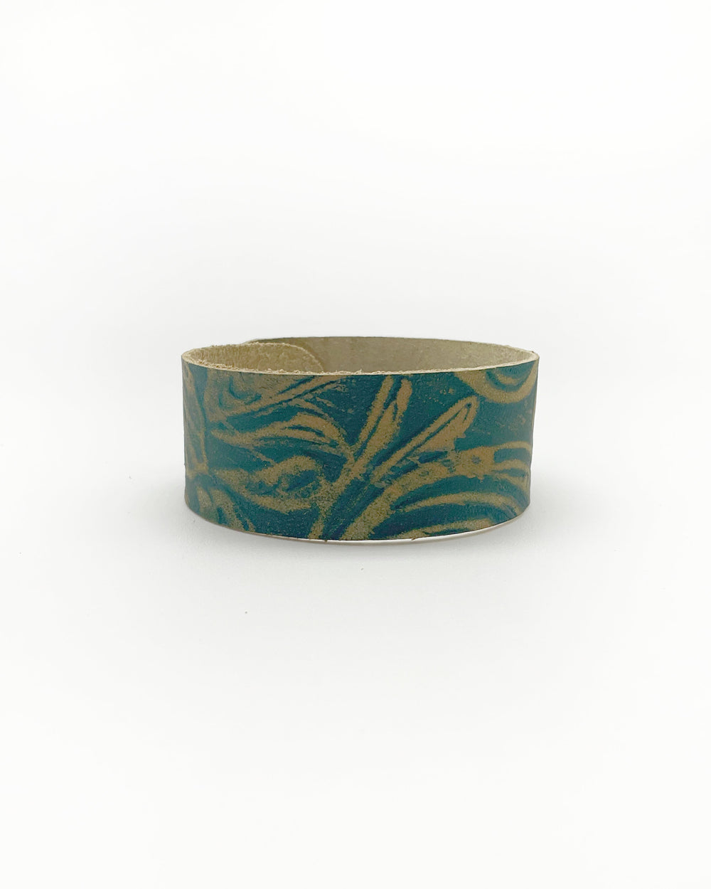 Fiora Leather Bracelet: Sterling Silver + Genuine Leather