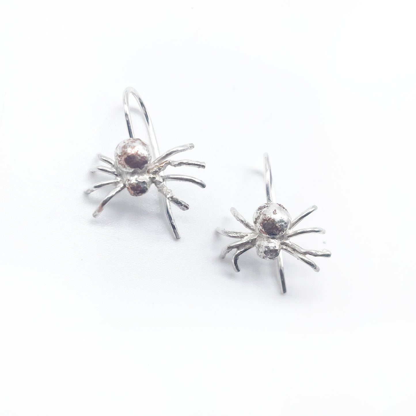 Spider Earrings • Sterling Silver